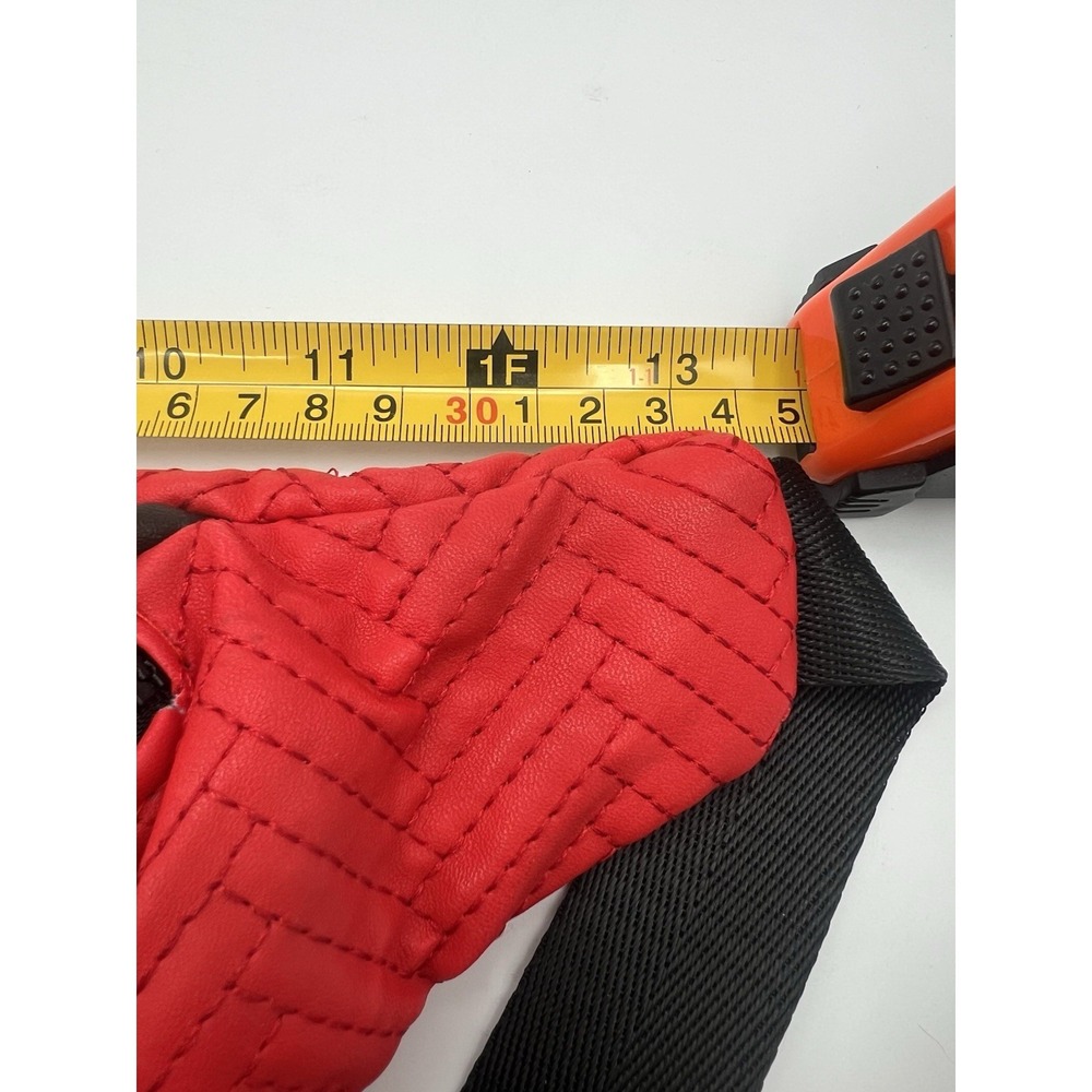 Kensie Red Quilted Belt Bag Fanny Pack Crossbody Waist Bag Adjustable NWT - Picture 5 of 6